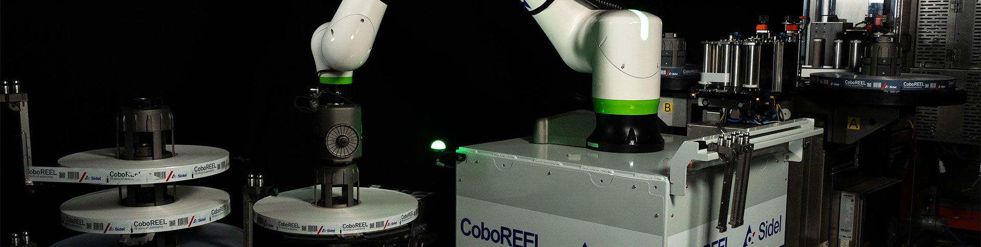 CoboREEL - Sidel labelling cobot